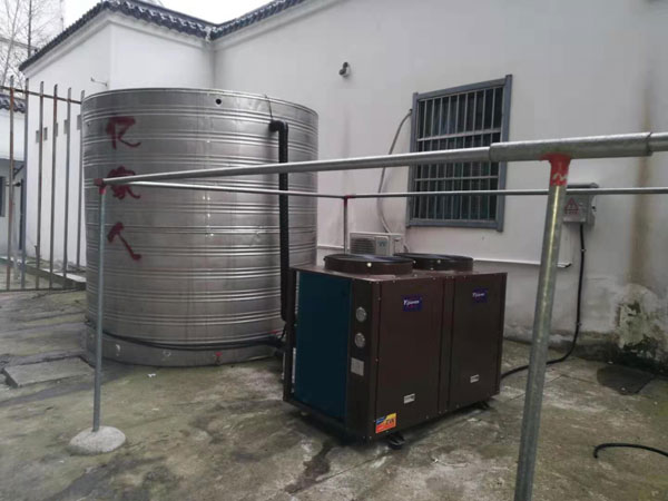 南京三江学院空气能热泵系统