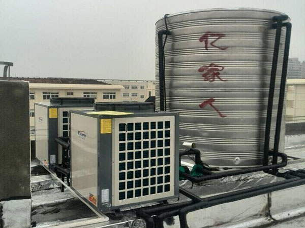 南通启东教师宿舍楼安装商用空气能热水器