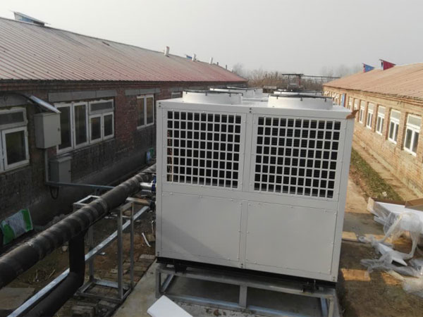 湖北宜城养鸭示范基地热泵供暖