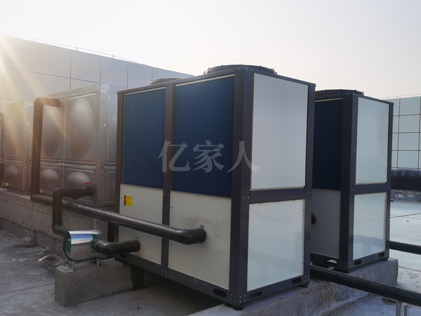 亿家人高温热泵应用在超声波清洗线除油清洗中