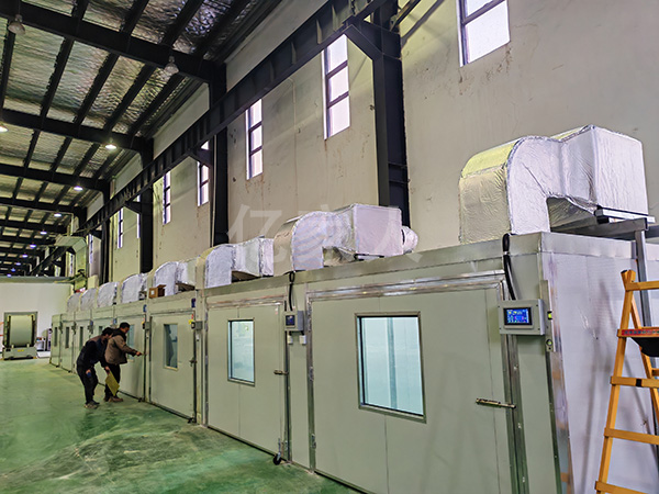 电视机老化房恒温不费电,热泵烘干机智能值守