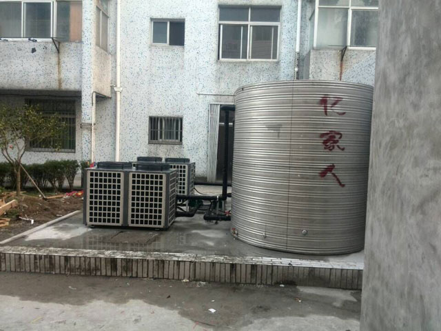 舟山航海学校学生浴室空气能热水工程竣工