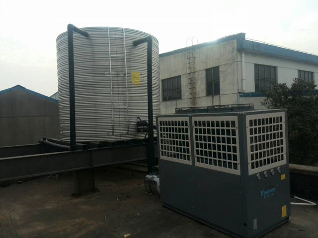 常州常佳金锋动力员工浴室热水工程完工