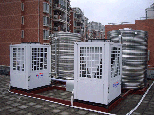苏州馨月汇月子中心空气能热泵热水器工程