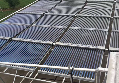 贺光大集团太阳能加空气能热水工程完美竣工