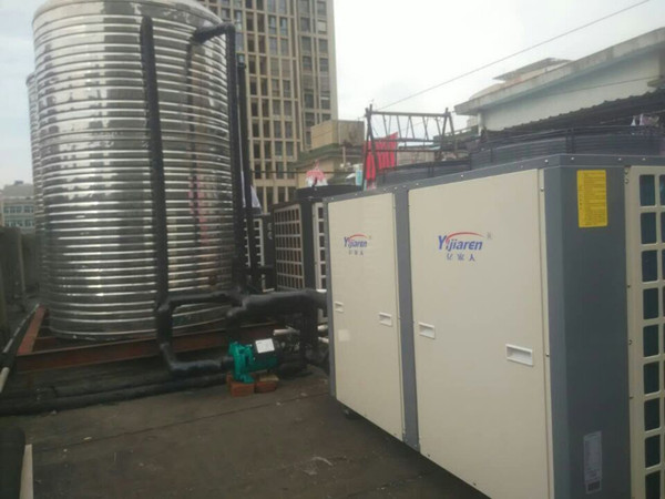 常州二院职工宿舍空气源热泵热水工程竣工