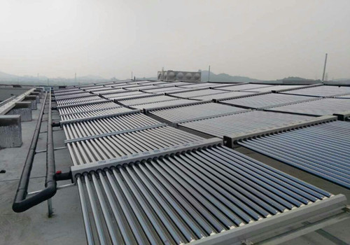 浙江中天集团职工集体宿舍太阳能热水系统竣工